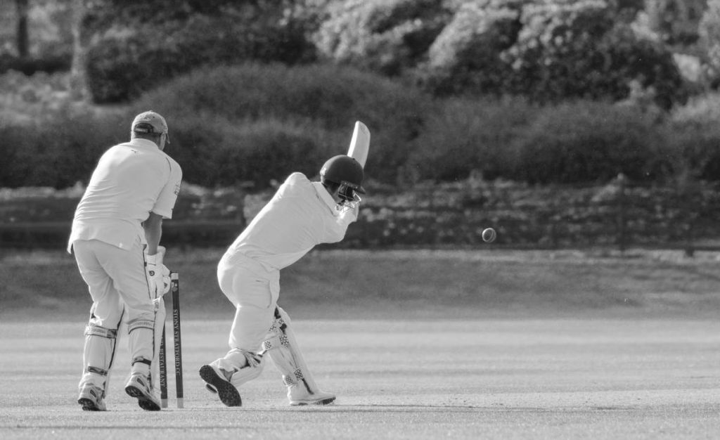 Cricket terminology.